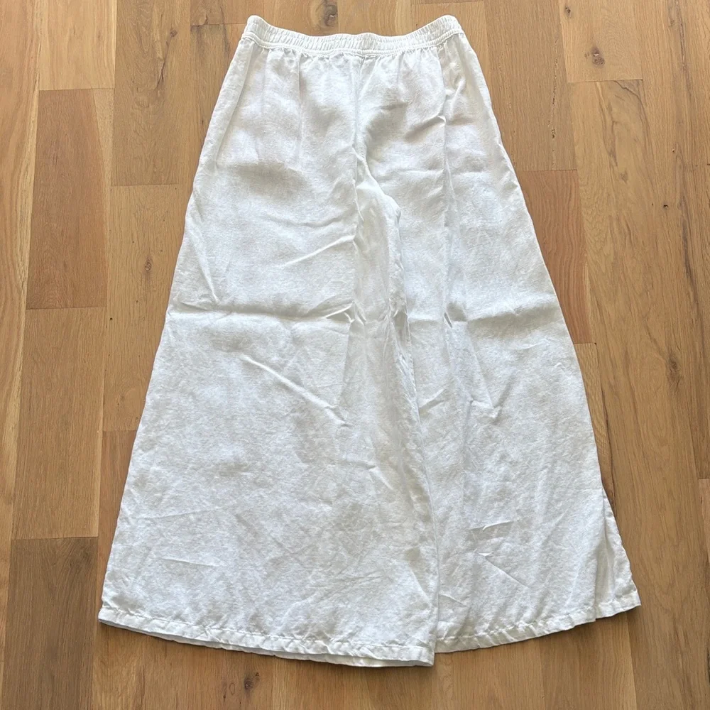 NWOT Lands’ End Linen Palazzo Pant - Picture 4 of 5